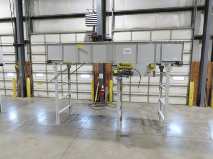 Hytrol BPC 43"x 15' Slider Bed Conveyor 41"Belt 3Hp 3PH Center Drive 120fpm 98"H