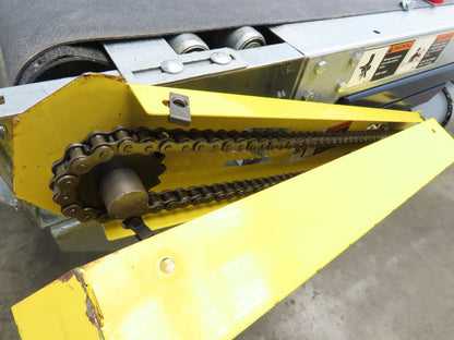 29"W x 7' Slider Bed Conveyor 24"Belt 1/2Hp 230/460V 3PH End Drive 64fpm