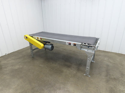 29"W x 7' Slider Bed Conveyor 24"Belt 1/2Hp 230/460V 3PH End Drive 64fpm