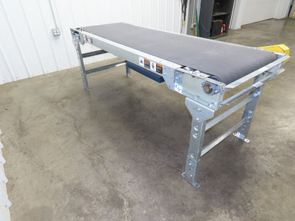 29"W x 7' Slider Bed Conveyor 24"Belt 1/2Hp 230/460V 3PH End Drive 64fpm