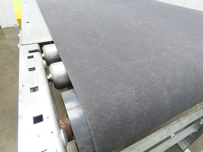 29"W x 7' Slider Bed Conveyor 24"Belt 1/2Hp 230/460V 3PH End Drive 64fpm