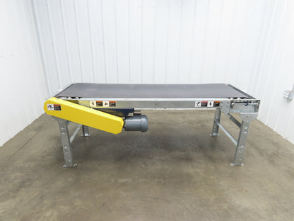 29"W x 7' Slider Bed Conveyor 24"Belt 1/2Hp 230/460V 3PH End Drive 64fpm