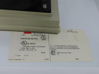 Hoffman A48SA3810 Electrical Enclosure 48x38x10" 60A Disconnect Backpanel