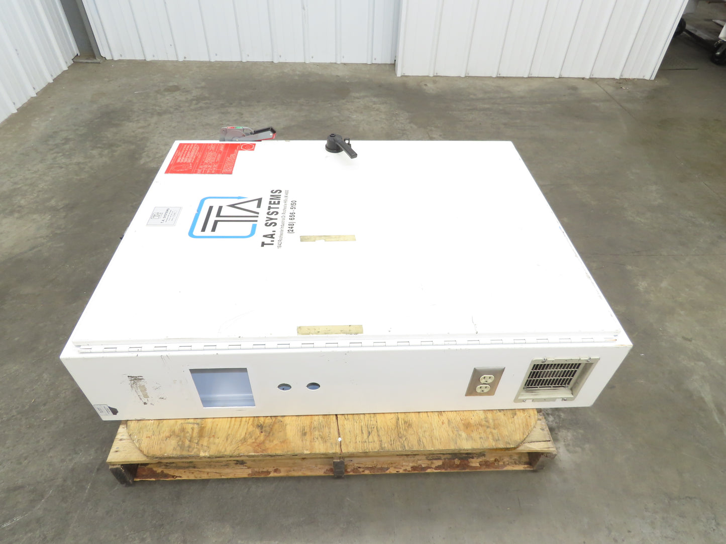 Hoffman A48SA3810 Electrical Enclosure 48x38x10" 60A Disconnect Backpanel