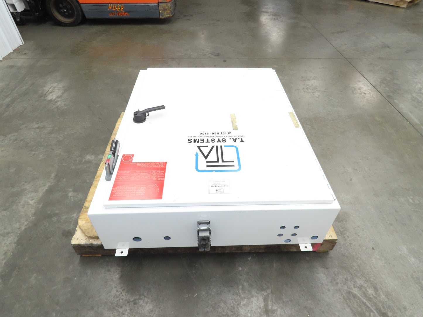 Hoffman A48SA3810 Electrical Enclosure 48x38x10" 60A Disconnect Backpanel