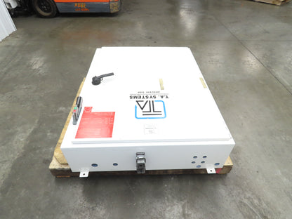 Hoffman A48SA3810 Electrical Enclosure 48x38x10" 60A Disconnect Backpanel