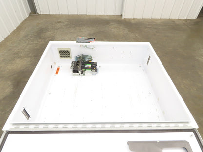 Hoffman A42SA3812 Electrical Enclosure 42x38x12" 60A Disconnect Backpanel