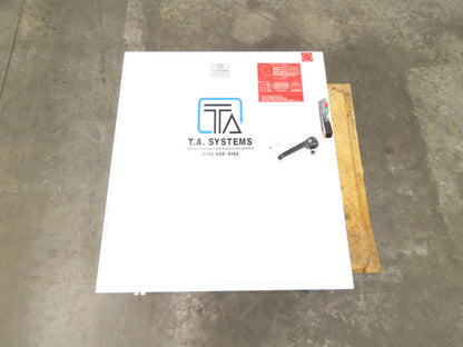 Hoffman A42SA3812 Electrical Enclosure 42x38x12" 60A Disconnect Backpanel