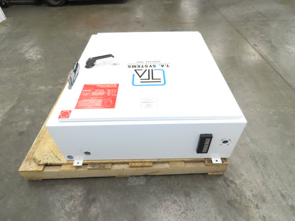 Hoffman A42SA3812 Electrical Enclosure 42x38x12" 60A Disconnect Backpanel