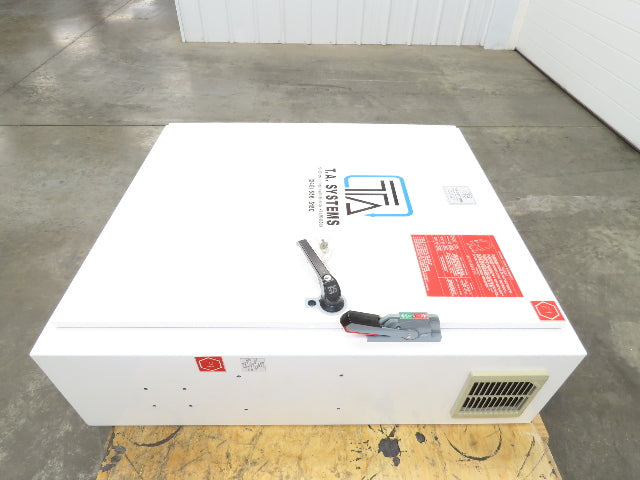 Hoffman A42SA3812 Electrical Enclosure 42x38x12" 60A Disconnect Backpanel