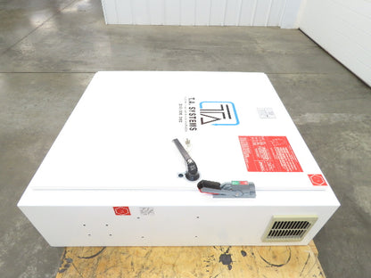 Hoffman A42SA3812 Electrical Enclosure 42x38x12" 60A Disconnect Backpanel