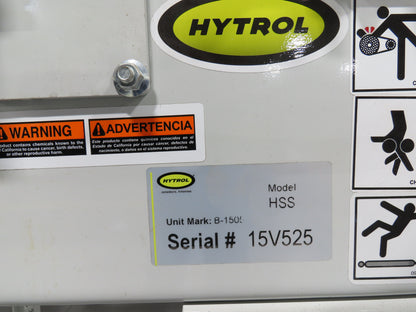 Hytrol HSS 43"x 63' Slider Bed Conveyor 41" Belt 7.5Hp 3PH Center Drive