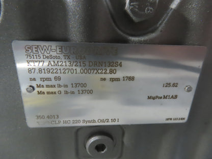 Hytrol HSS 43"x 63' Slider Bed Conveyor 41" Belt 7.5Hp 3PH Center Drive