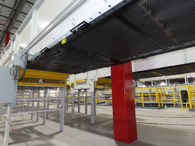 Hytrol HSS 43"x 63' Slider Bed Conveyor 41" Belt 7.5Hp 3PH Center Drive