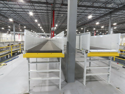 Hytrol HSS 43"x 63' Slider Bed Conveyor 41" Belt 7.5Hp 3PH Center Drive