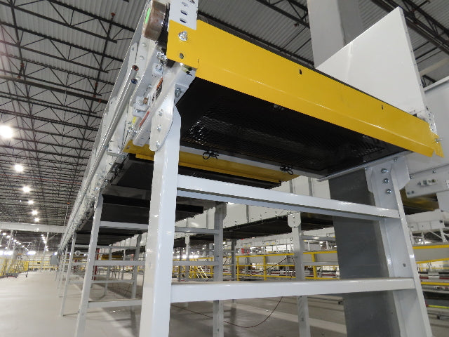 Hytrol HSS 43"x 63' Slider Bed Conveyor 41" Belt 7.5Hp 3PH Center Drive