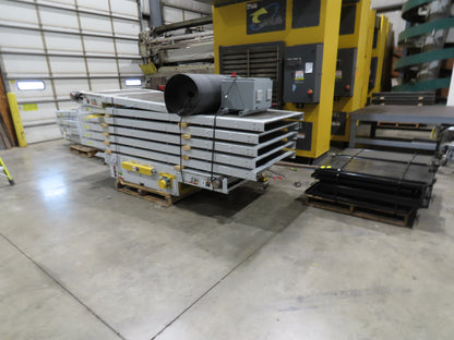 Hytrol HSS 43"x 63' Slider Bed Conveyor 41" Belt 7.5Hp 3PH Center Drive