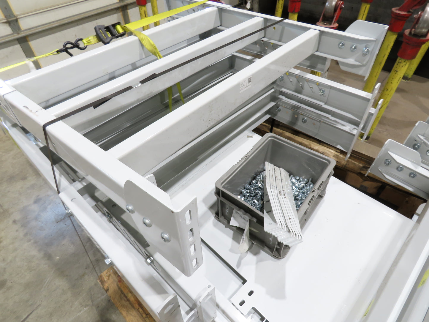 Hytrol HSS 43"x 63' Slider Bed Conveyor 41" Belt 7.5Hp 3PH Center Drive