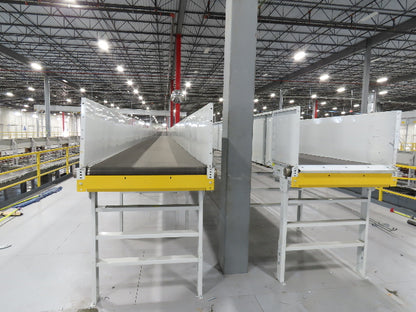 Hytrol HSS 43"x 63' Slider Bed Conveyor 41" Belt 7.5Hp 3PH Center Drive