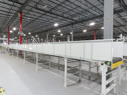 Hytrol HSS 43"x 63' Slider Bed Conveyor 41" Belt 7.5Hp 3PH Center Drive