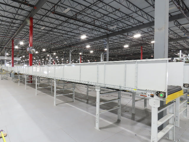 Hytrol HSS 43"x 63' Slider Bed Conveyor 41" Belt 7.5Hp 3PH Center Drive