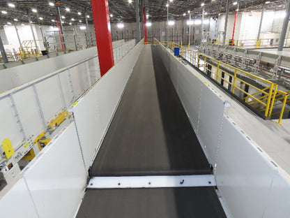 Hytrol HSS 43"x 63' Slider Bed Conveyor 41" Belt 7.5Hp 3PH Center Drive