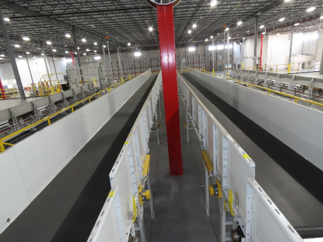 Hytrol HSS 43"x 63' Slider Bed Conveyor 41" Belt 7.5Hp 3PH Center Drive