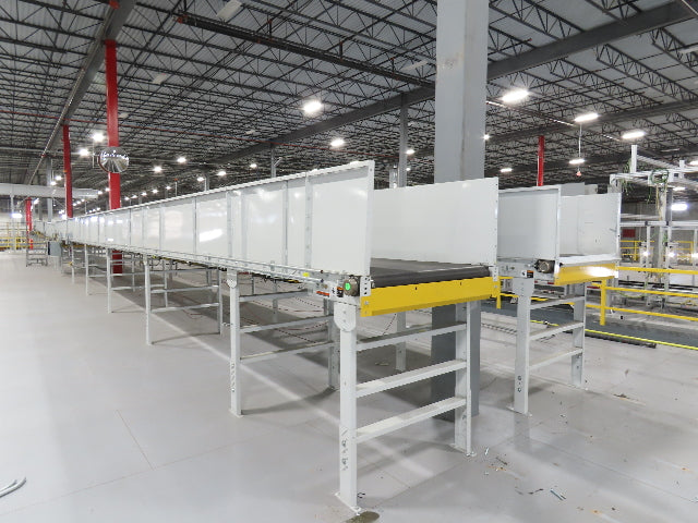 Hytrol HSS 43"x 63' Slider Bed Conveyor 41" Belt 7.5Hp 3PH Center Drive