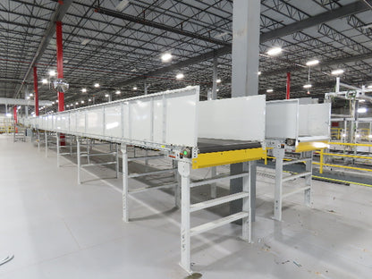 Hytrol HSS 43"x 63' Slider Bed Conveyor 41" Belt 7.5Hp 3PH Center Drive