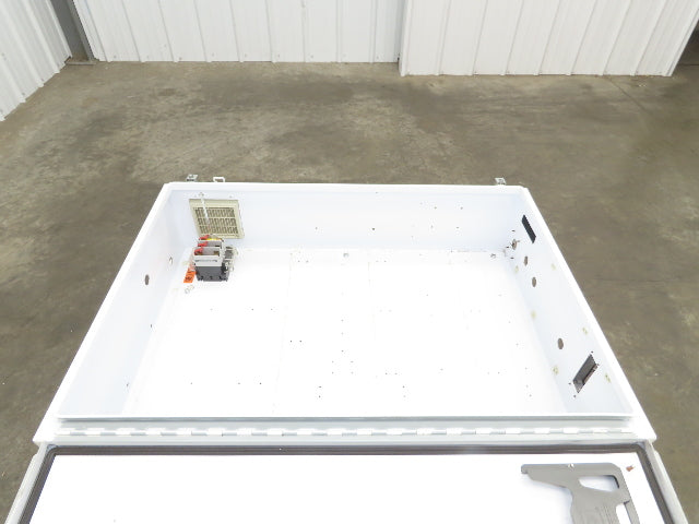 Hoffman A-423008LP Electrical Enclosure 42x30x10" 30A Disconnect Backpanel
