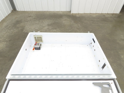 Hoffman A-423008LP Electrical Enclosure 42x30x10" 30A Disconnect Backpanel