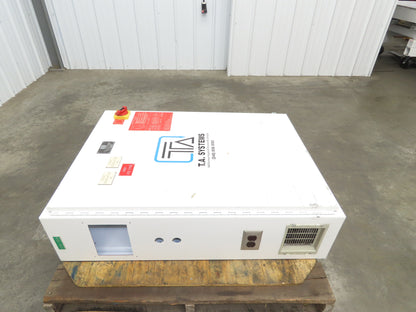 Hoffman A-423008LP Electrical Enclosure 42x30x10" 30A Disconnect Backpanel