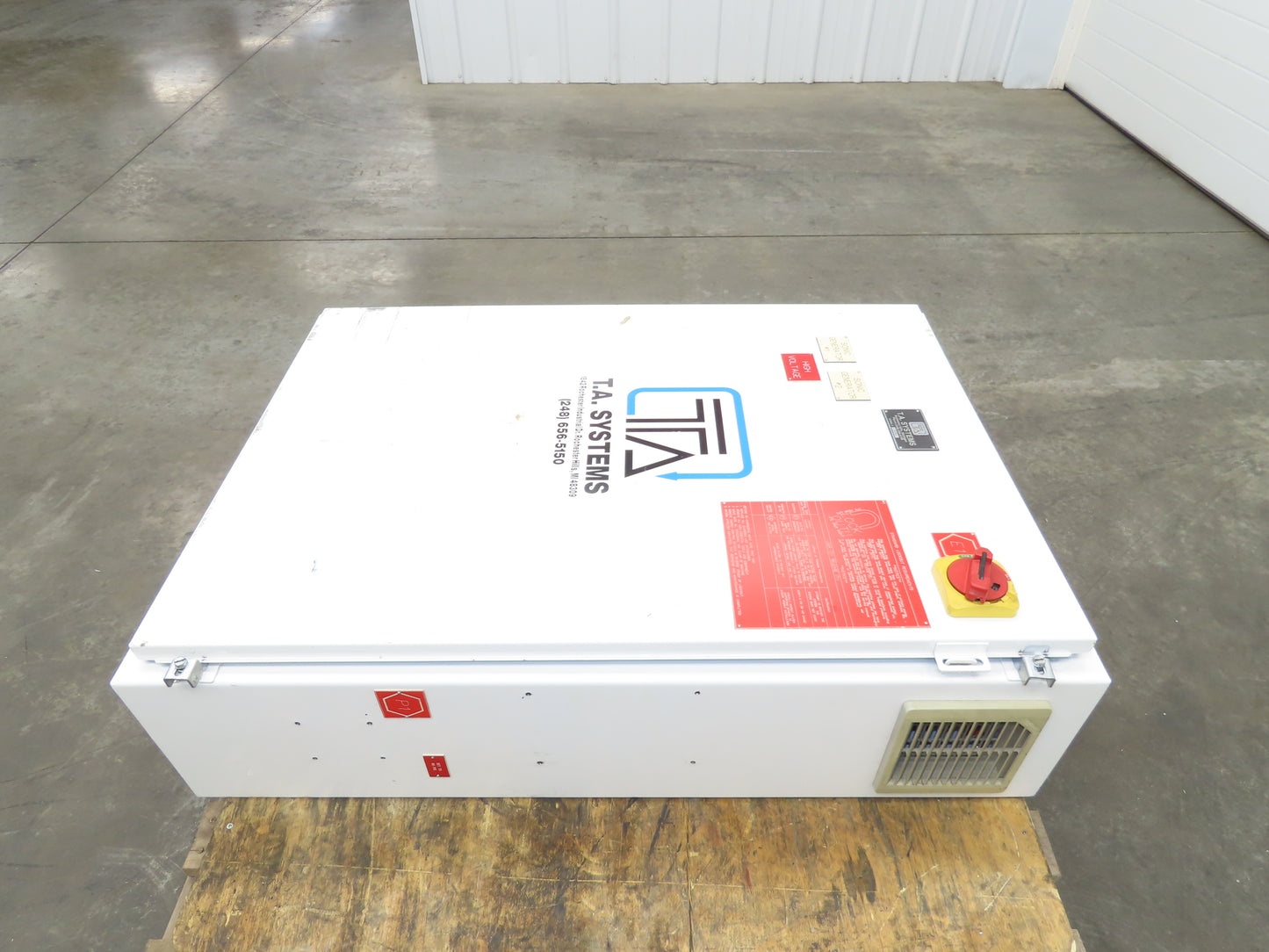 Hoffman A-423008LP Electrical Enclosure 42x30x10" 30A Disconnect Backpanel