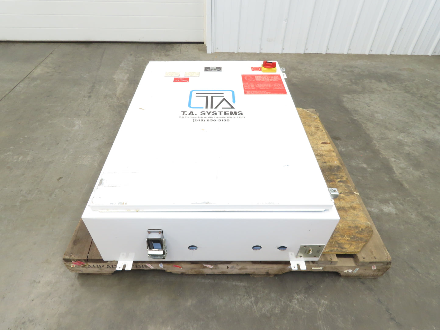 Hoffman A-423008LP Electrical Enclosure 42x30x10" 30A Disconnect Backpanel