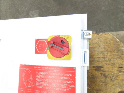 Hoffman A-423008LP Electrical Enclosure 42x30x10" 30A Disconnect Backpanel