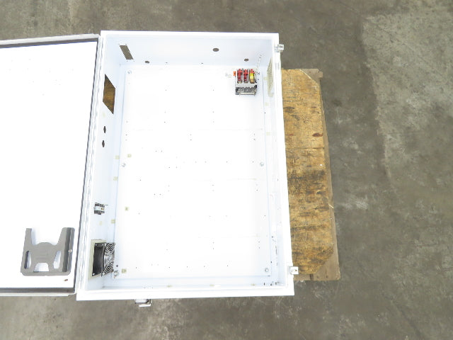 Hoffman A-423008LP Electrical Enclosure 42x30x10" 30A Disconnect Backpanel