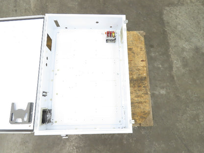 Hoffman A-423008LP Electrical Enclosure 42x30x10" 30A Disconnect Backpanel