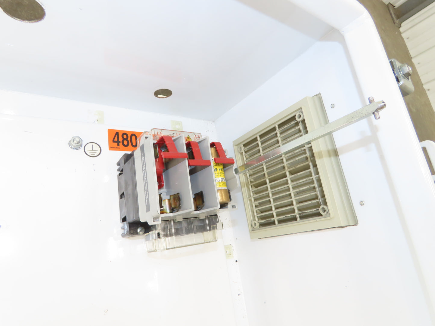 Hoffman A-423008LP Electrical Enclosure 42x30x10" 30A Disconnect Backpanel