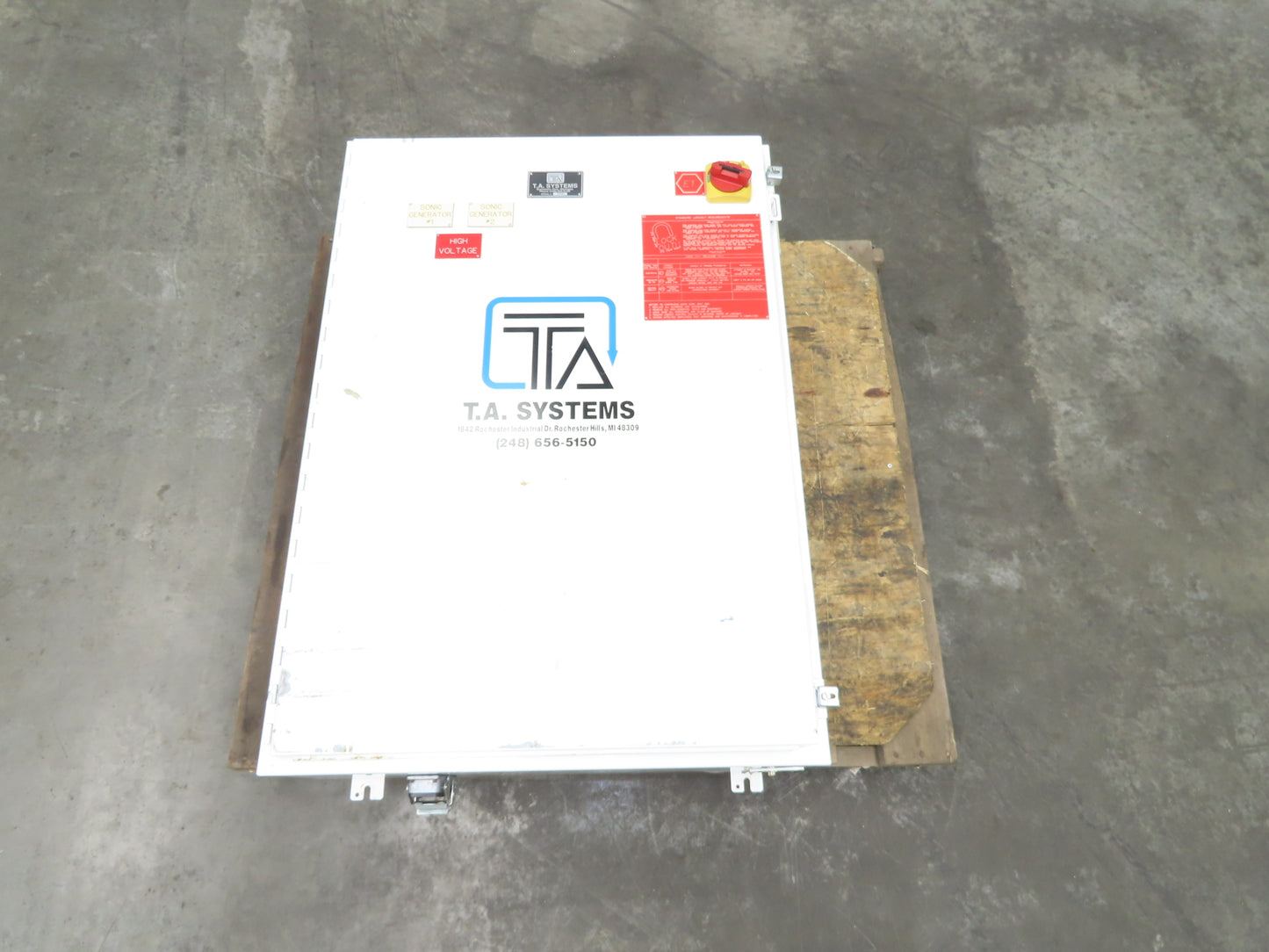 Hoffman A-423008LP Electrical Enclosure 42x30x10" 30A Disconnect Backpanel