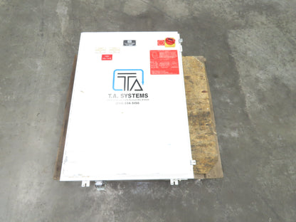 Hoffman A-423008LP Electrical Enclosure 42x30x10" 30A Disconnect Backpanel