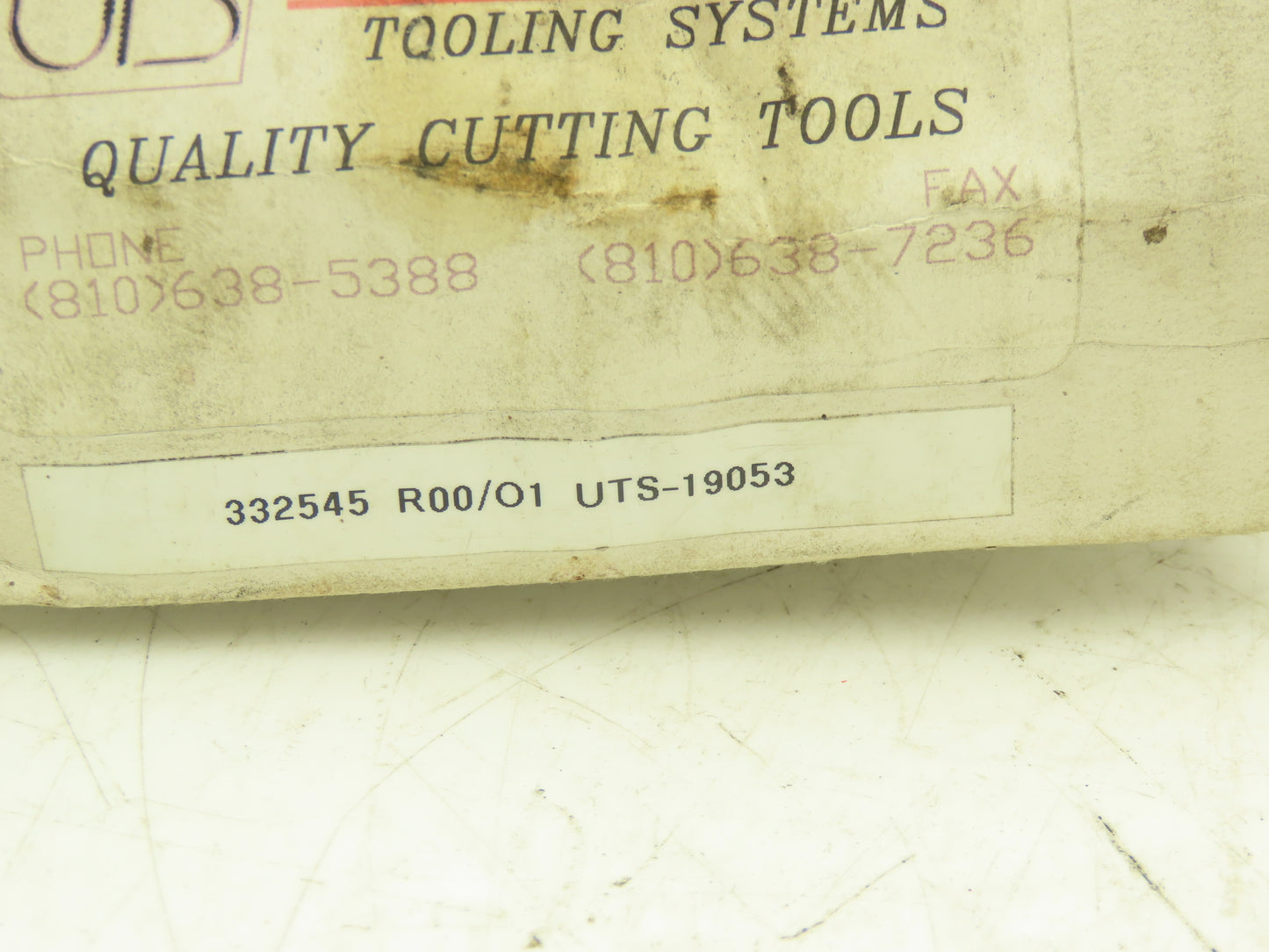 Kennametal 332545 R00/01R Indexable End Face Mill 13-Insert Cutter 3" Head