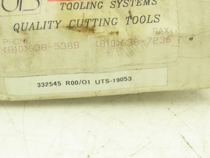 Kennametal 332545 R00/01R Indexable End Face Mill 13-Insert Cutter 3" Head