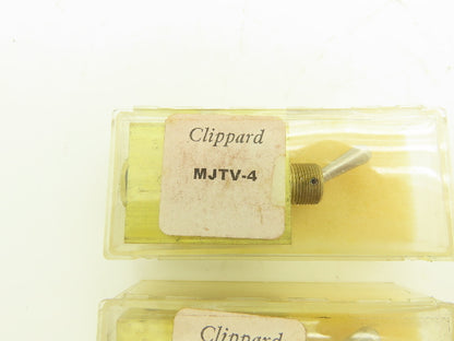 Clippard MJTV-4 Pneumatic Air Valve 4-Way 300psig Brass 1/8" NPT Lot of 3
