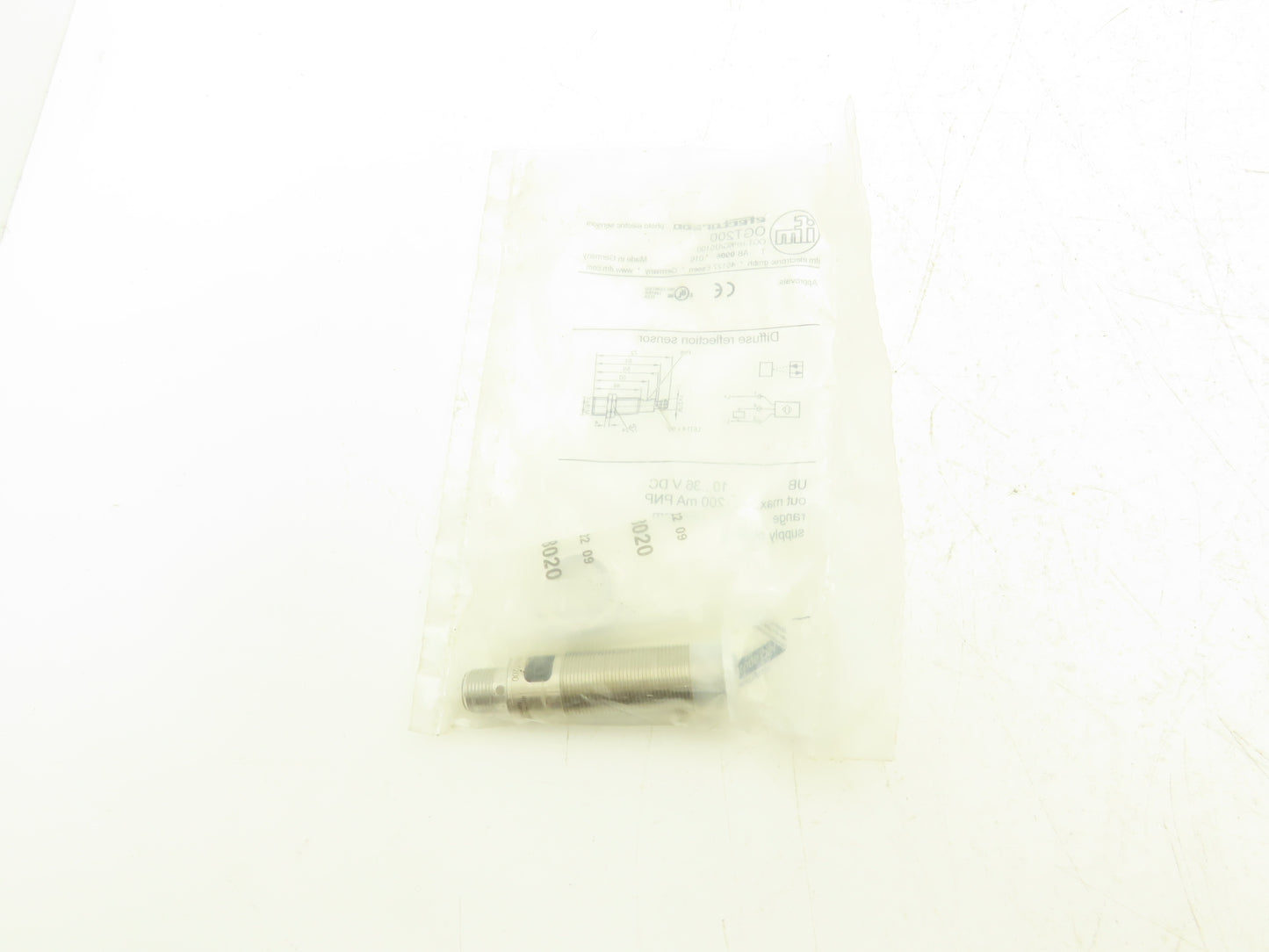 IFM OGT200 Efector200 Diffuse Reflection Sensor 10-36VDC 2-600mm