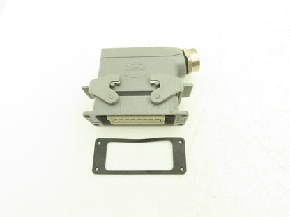 Harting 16 Pin 15/16A 500V 250v Connector Set Lot of 2 Sets