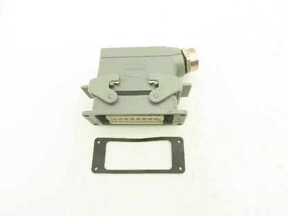 Harting 16 Pin 15/16A 500V 250v Connector Set Lot of 2 Sets