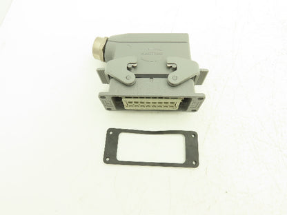 Harting 16 Pin 15/16A 500V 250v Connector Set Lot of 2 Sets