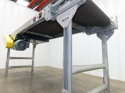 25"W x 7' Slider Bed Conveyor 20"Belt 1/2Hp 230/460V 3PH End Drive 64fpm