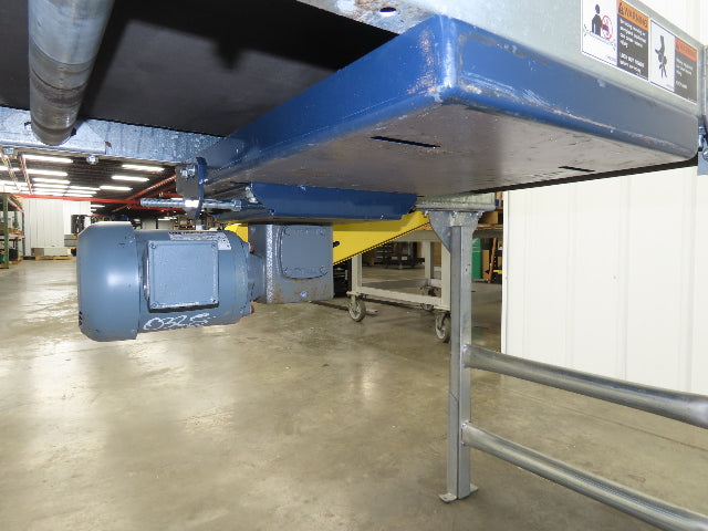 25"W x 7' Slider Bed Conveyor 20"Belt 1/2Hp 230/460V 3PH End Drive 64fpm