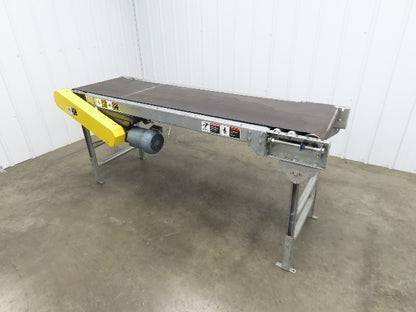 25"W x 7' Slider Bed Conveyor 20"Belt 1/2Hp 230/460V 3PH End Drive 64fpm